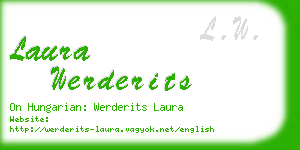 laura werderits business card
